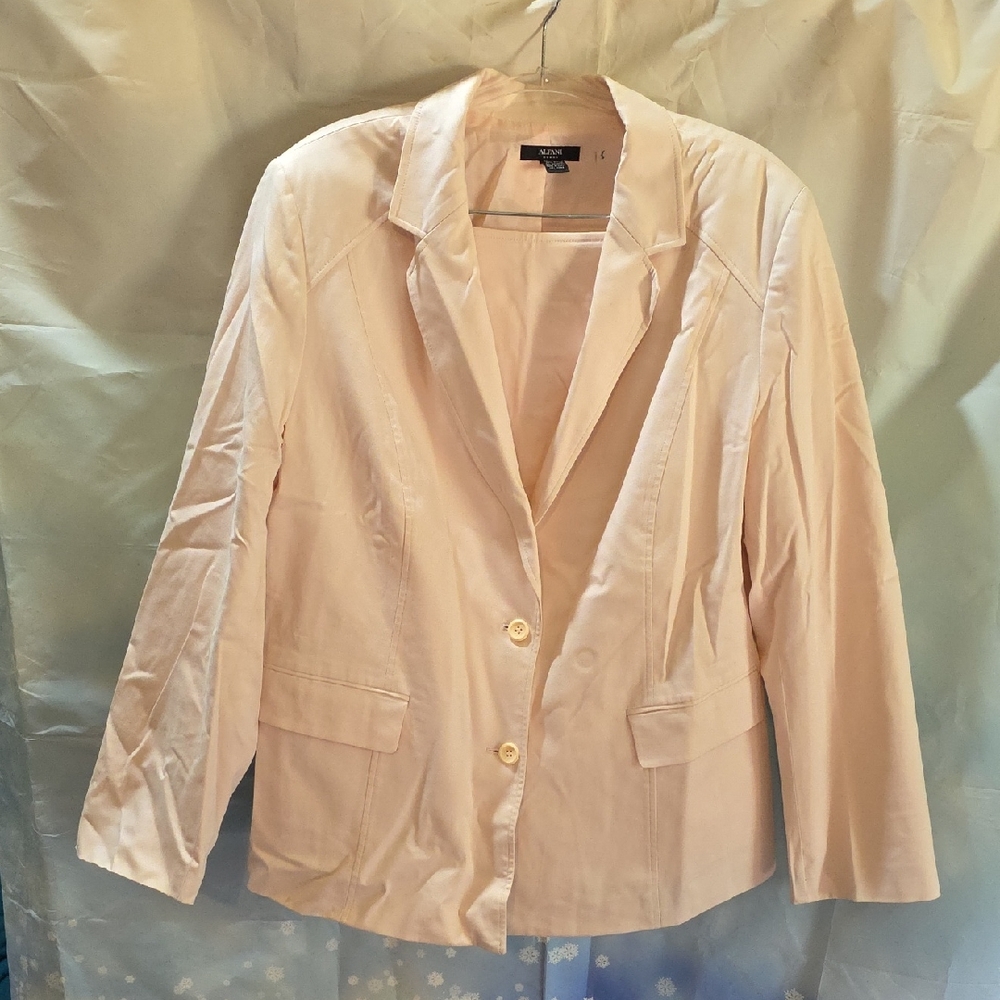 Alfani Women's Light Pink Blazer and Skirt 12I